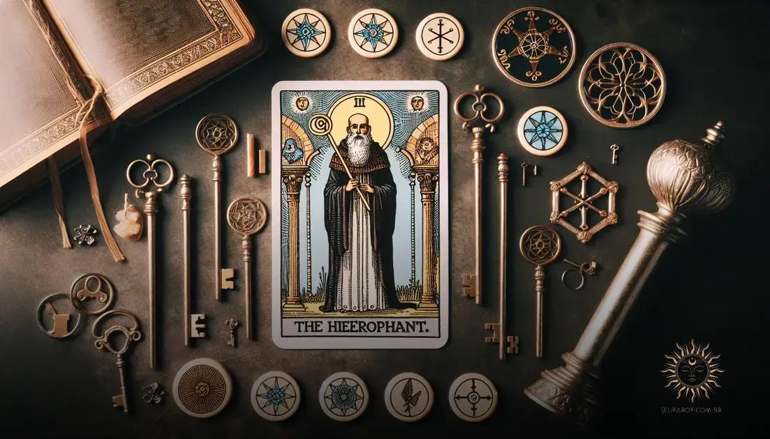 O que significa a carta do Hierofante no Tarot? Descubra!