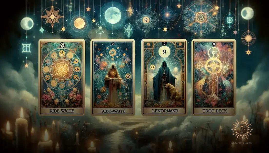 O Significado do Nove em Diferentes Tipos de Tarot