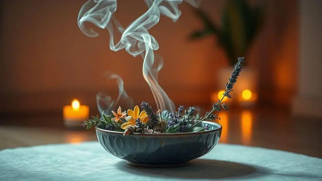 Rituais de purificação energética com plantas