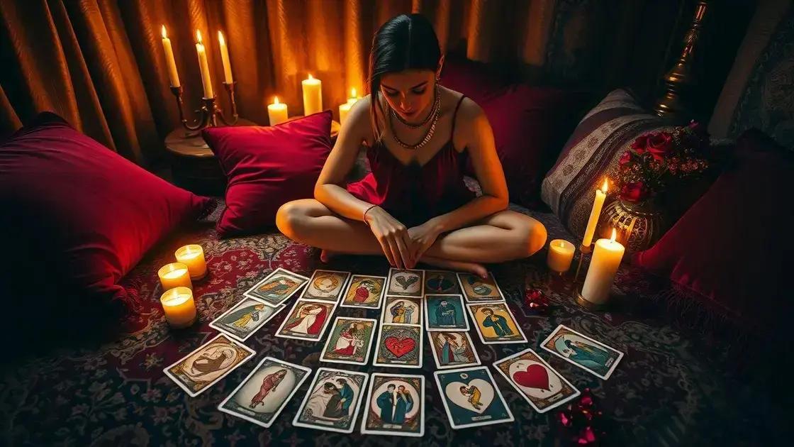 Como interpretar respostas do Tarot no contexto romântico