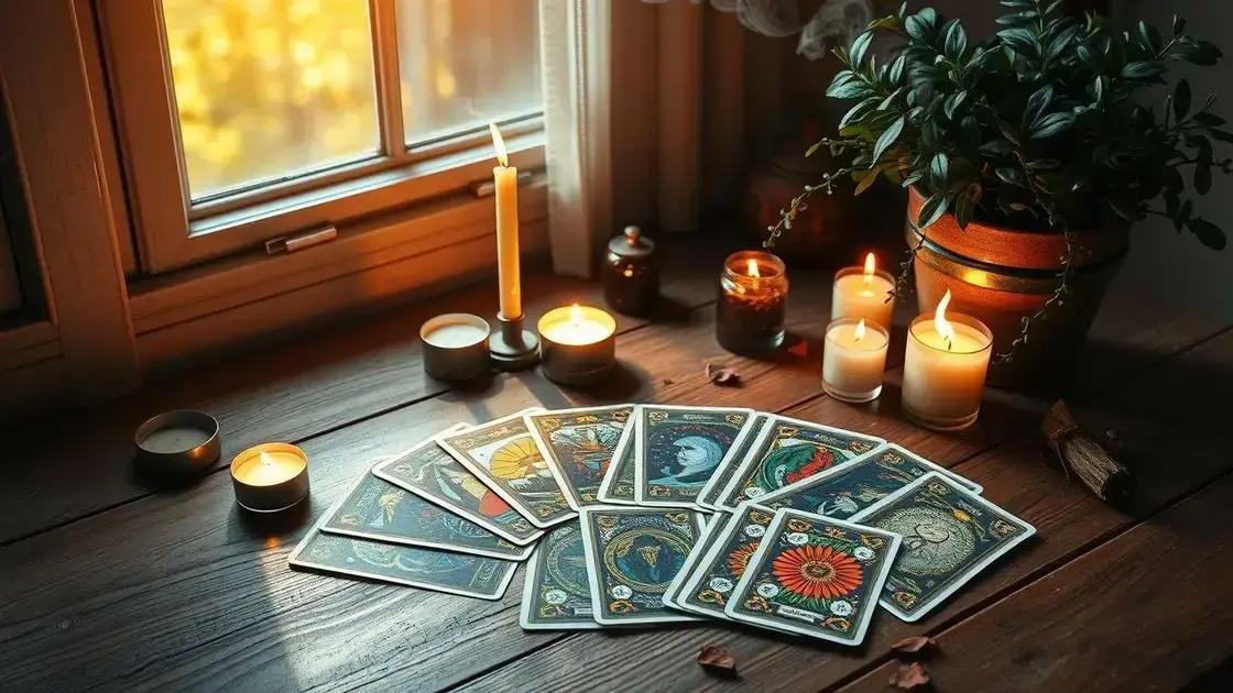 Criando um ritual matinal com tarot