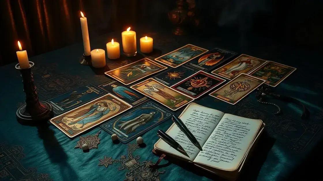 Exemplos práticos de leituras de tarot e sua aplicação