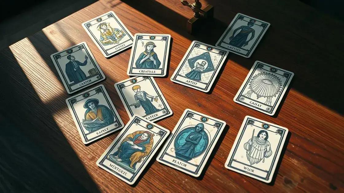 Interpretação das cartas em leituras de trabalho