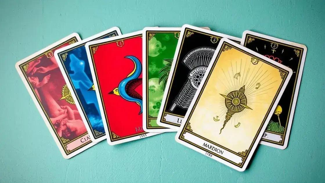 Cores e seus significados nas cartas