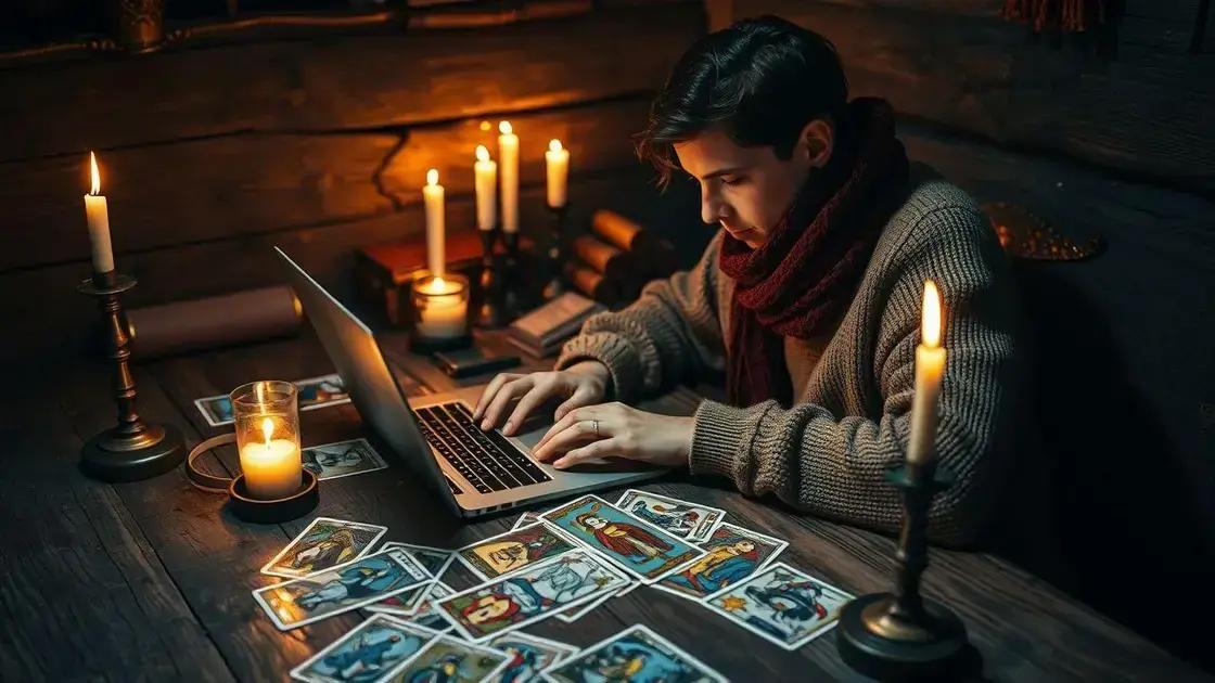 Como usar Tarot online para definir intenções