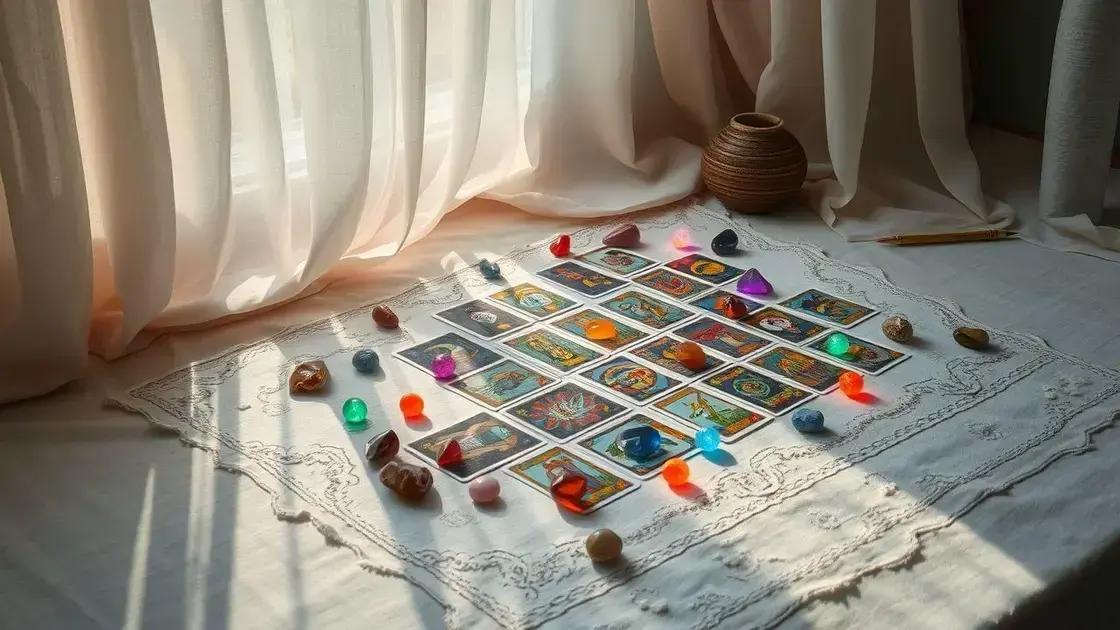 Práticas de cura com tarô e chakras