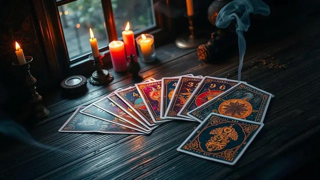 Como os números se relacionam com as cartas do tarô