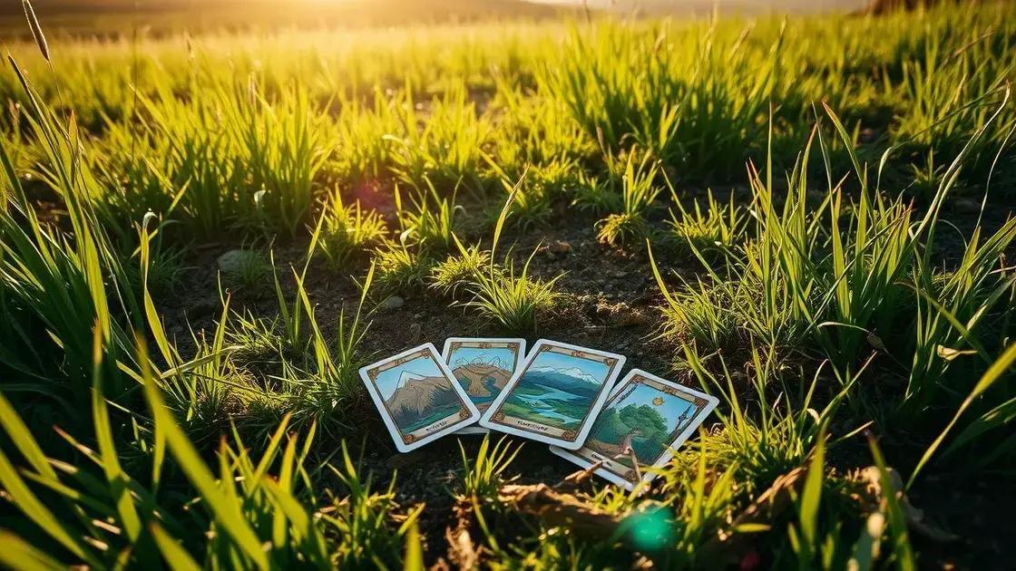 Terra: estabilidade e segurança nas cartas do tarô